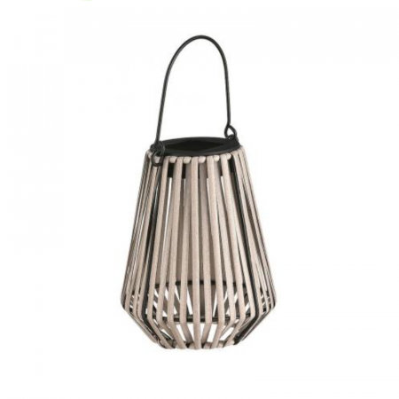 Lampi solare - Lampa solara de gradina din ratan, lumina calda, 12x12x14 cm, Strend Pro
