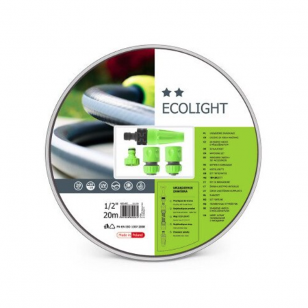 Set furtun gradinarit 1/2-20m si accesorii Ecolight Cellfast [0]