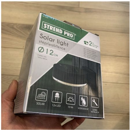Set 2 Lampi solare de perete Strend Pro Solar SMD LED, 12 x led, 14 x 12 x 5.5 cm [2]