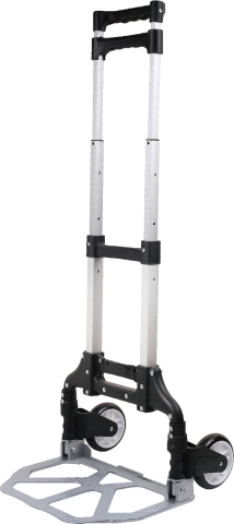 Echipamente pentru transport si ridicat - Cărucior pliabil pentru transport Strend Pro, sistem de urcare scări, mâner extensibil, 75 kg