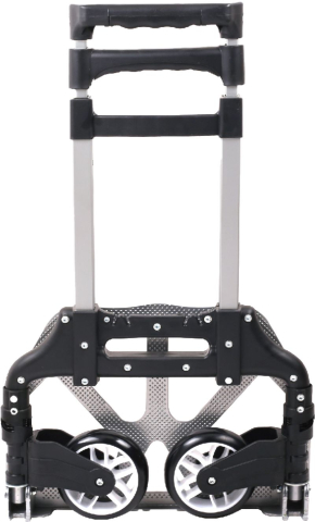 Cărucior pliabil pentru transport Strend Pro, sistem de urcare scări, mâner extensibil, 75 kg [1]