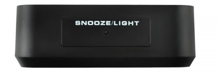 Ceas desteptator digital, negru, amanare, data, lumina de fundal, senzor de lumina, temperatura [5]