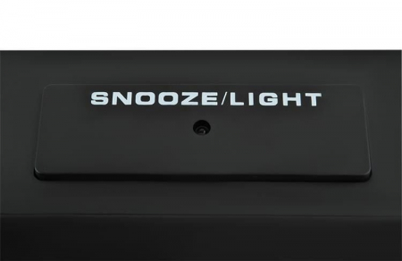 Ceas desteptator digital, negru, amanare, data, lumina de fundal, senzor de lumina, temperatura [2]