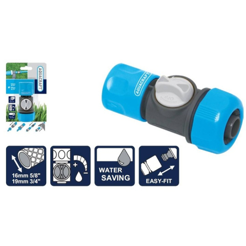 Conector furtun Aquacraft 550262, 1/2", comutator reglare debit [1]