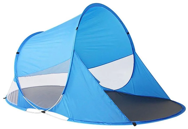 Corturi camping - Cort de plajă pliabil cu protecție UV, 190 x 120 x 90 cm, albastru, Strend Pro