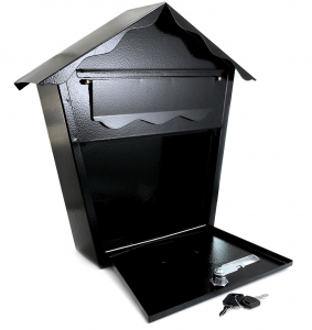 Cutie postala - Romantic - 37 x 37 x 10 cm - negru [3]