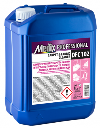Detergenti lichizi profesionali - Detergent pentru covoare, mochete, tapițerii de uz casnic și auto, 5 litrii, Medix Professional