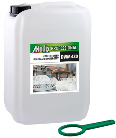 Pentru masini de spalat si polish - Detergent concentrat profesional pentru mașini de spălat vase, 10 litrii, Medix Professional