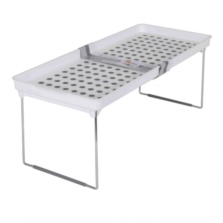 Articole organizare - Etajera mica pliabila pentru bucatarie sau baie, 47,5x19x17,5 cm