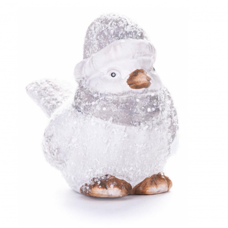 Figurine si decoratiuni Craciun - Figurina decorativa in forma de pasare 9x6x8.5 cm, MagicHome