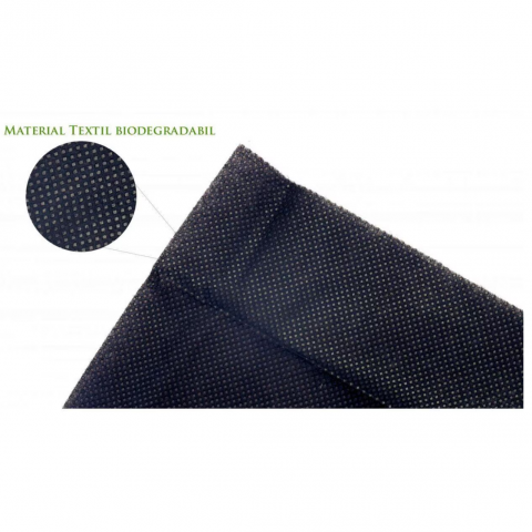 Folie antiburuieni, textila, neagra, 50 g/m2, 1.6x50 m [2]