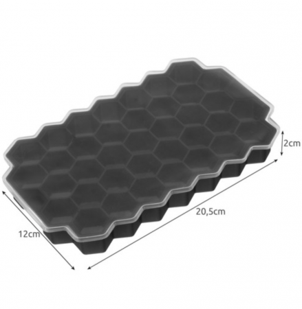 Forma de silicon pentru 37 cuburi de gheata in forma de hexagon [3]