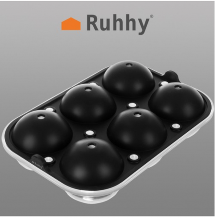 Forma pentru 6 sfere XXL de gheata Ruhhy pentru wiskey si cocktail-uri [9]