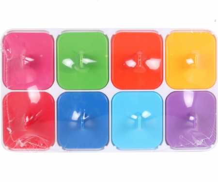 Forma pentru 8 inghetate pe bat, Privilege, alb/multicolor, 18.5x10.5x7 cm [2]