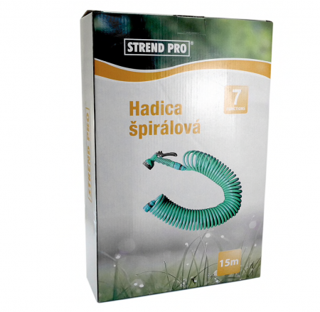 Furtun gradina spiralat 15m, pistol 7 functii [3]