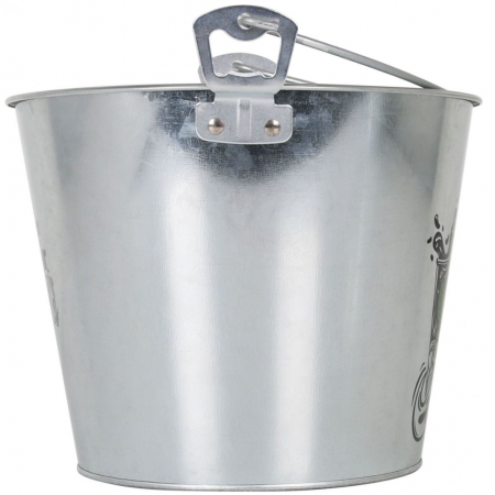 Galeata din otel galvanizat pentru servire bere cu deschizator sticle integrat, 5 litrii, 23x18x18cm, Privilege [1]