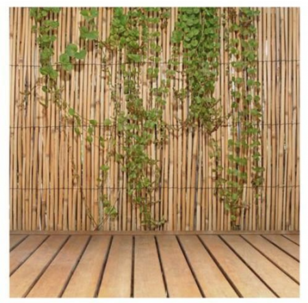 Gard/paravan din bambus natural, 5x1 m [5]