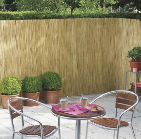 Gard/paravan din bambus natural, 5x1 m [4]