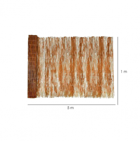 Gard/paravan din trestie, 5x1 m [7]
