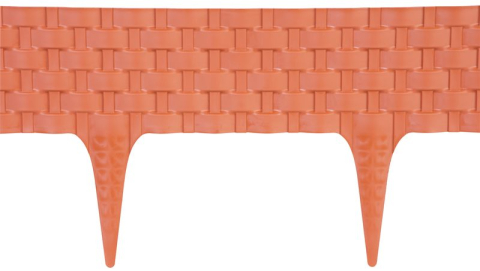 Gard pentru gradina din plastic flexibil, set 3 buc, 800x100/200 mm, 2.40 m [4]