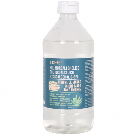 HoReCa - Gel dezinfectant hidroalcoolic pentru dezinfectarea mainilor, 500 ml, DICONET