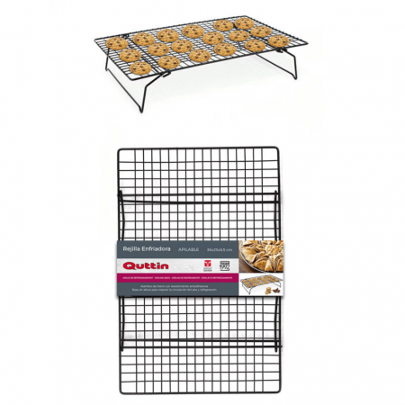 Gratar pliabil pentru racire produse patiserie 38 x 25 x 8.5 cm, Quttin [2]