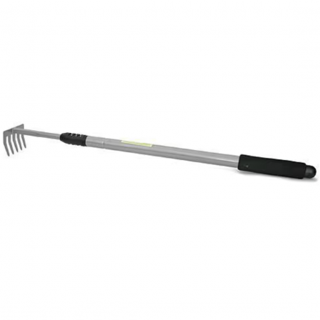 Unelte gradinarit - Grebla pentru gradina, coada telescopica, 5 dinti, 9x7x78/120 cm, Strend Pro