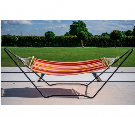 Hamac din bumbac, Olivia, greutate maxima 200 Kg, 200 x 150 cm, Strend Pro [1]
