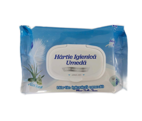 Servetele umede - Hartie Igienica Umeda Monuk'all, 40buc/pachet