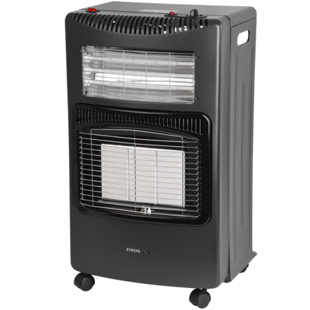 Incalzire si racire - Incalzitor combinat gaz/electric, pliabil, Strend Pro Premium, 3 trepte de incalzire 1500/2750/4200W, piezo, Detector concentratie oxigen