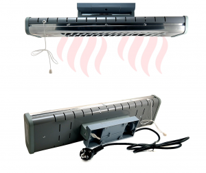 Incalzitor infrarosu perete/tavan 3 trepte de putere - 1500W [2]