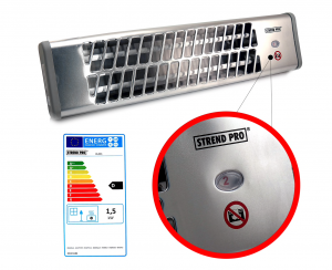 Incalzitor infrarosu perete/tavan 3 trepte de putere - 1500W [1]