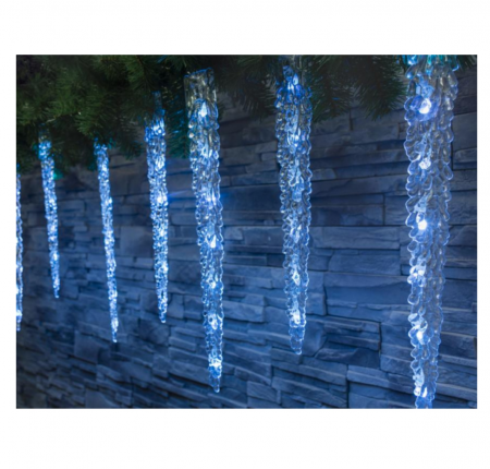 Instalatie Craciun turturi, lumina rece, 65 led-uri, 2.7 m lungime, 230V, IP44, 8 programe [0]