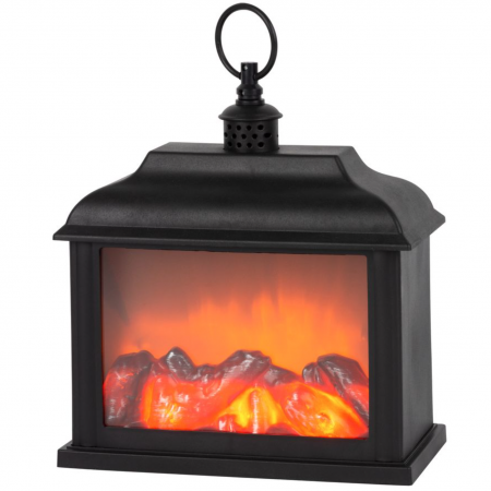 Accesorii decorative - Lampa cu efect de flacara Strend Pro MagicHome, 3x SMD LED, 3xAA, 21x10x27 cm