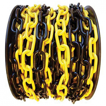 Echipamente pentru transport/ridicat - Lant din plastic 6mm L-25mm negru-galben