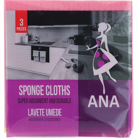 Casa - Lavete umede anna 3 bucati