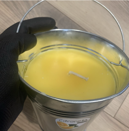 Lumanare parfumata Strend Pro Citronella, 0.5 Kg, in galetusa aluminiu [2]