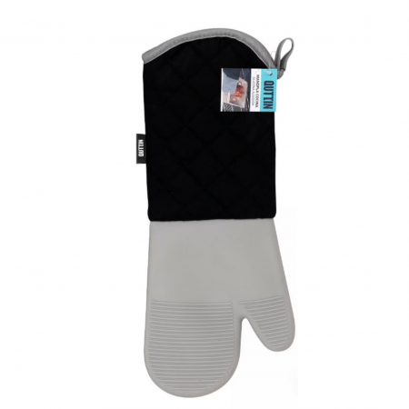 Manusa bucatarie, protectie cuptor, silicon si bumbac, 43x18cm, Quttin [2]