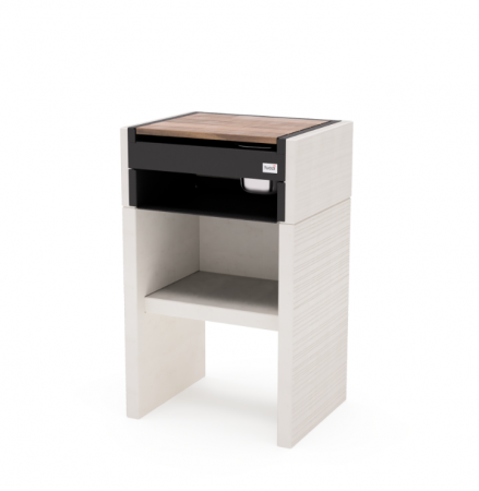 Mobilier gradina - Masa de lucru pentru gradina cu chiuveta, Venit, din beton, 59 x 47 x 95h