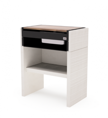 Mobilier gradina - Masa de lucru pentru gradina cu chiuveta, Venit, din beton, 78 × 47 × 95 cm