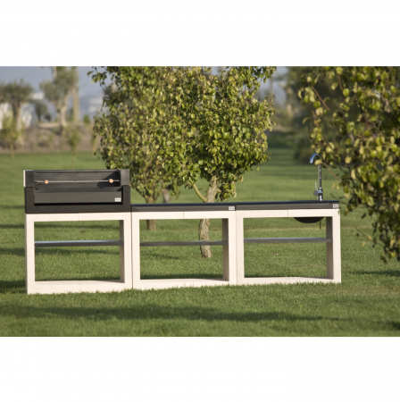 Masa de lucru pentru gradina Kitaway din beton, 84 × 63 × 71 cm [4]