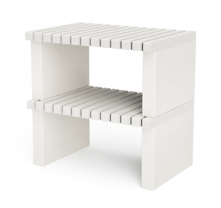 Mobilier gradina - Masa de lucru pentru gradina nazca din beton si caramida, 86.5 × 58 × 80 cm
