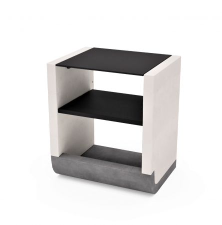 Mobilier gradina - Masa de lucru pentru gradina SUD, din beton si metal, 81 × 60 × 90 cm