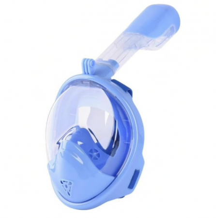 Masca snorkeling pe intreaga fata Strend Pro Barracuda Blue XS, pentru copii [0]