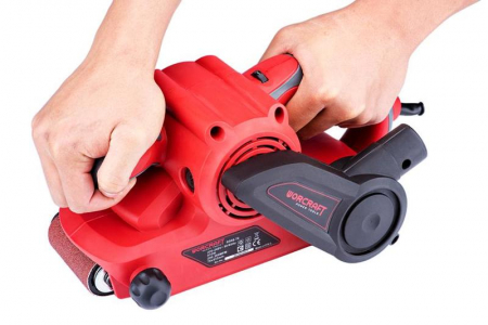 Masina de slefuit cu banda abraziva, 810 W, 76x533 mm, Worcraft [6]