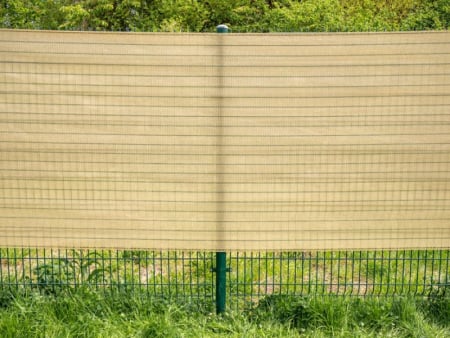 Paravan pentru balcon, terasa, gard, bej, 185 g/m2, UV, 5x1.5 m [5]
