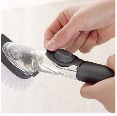 Perie de vase, cu maner rezervor detergent, lungime 24 x latime 7 cm [5]