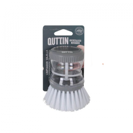 Perie de vase cu rezervor pentru detergent, Quttin, 9 x 5.5cm [1]