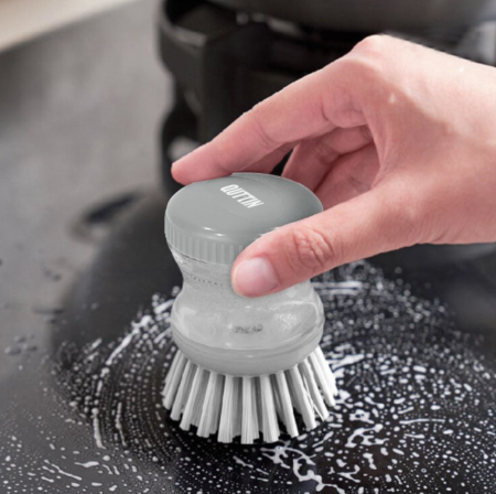 Perie de vase cu rezervor pentru detergent, Quttin, 9 x 5.5cm [3]