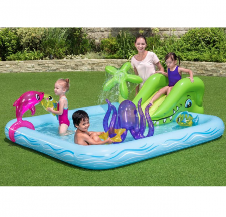 Piscina gonflabila pentru copii Bestway, Fantastic Aquarium Play Center, 239cm x 206cm x 86cm [2]